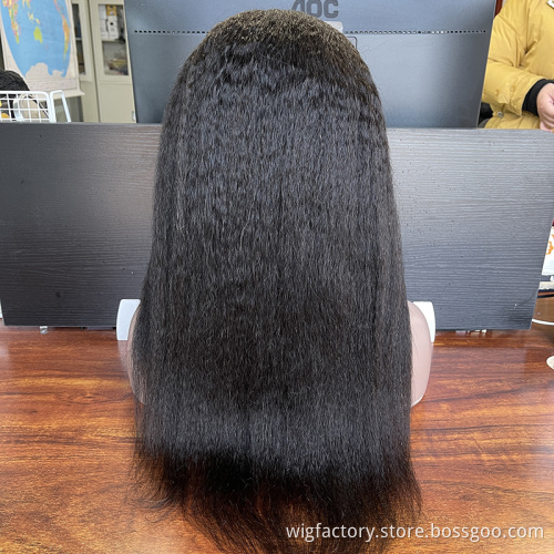Wholesale machine made cuticle aligned brazilian u part wig human hair, upart human hair wig, kinky straight u part wig